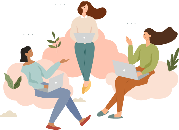 Women collaboration illustration